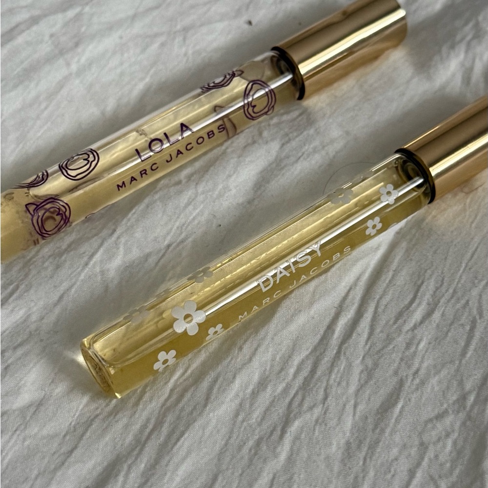 Marc Jacobs Daisy and Lola Rollerball Duo with Gold Accents